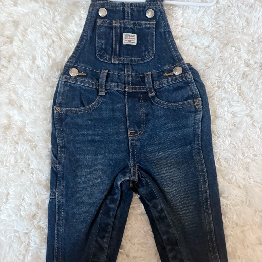 Old Navy Classic Blue Denim Overalls